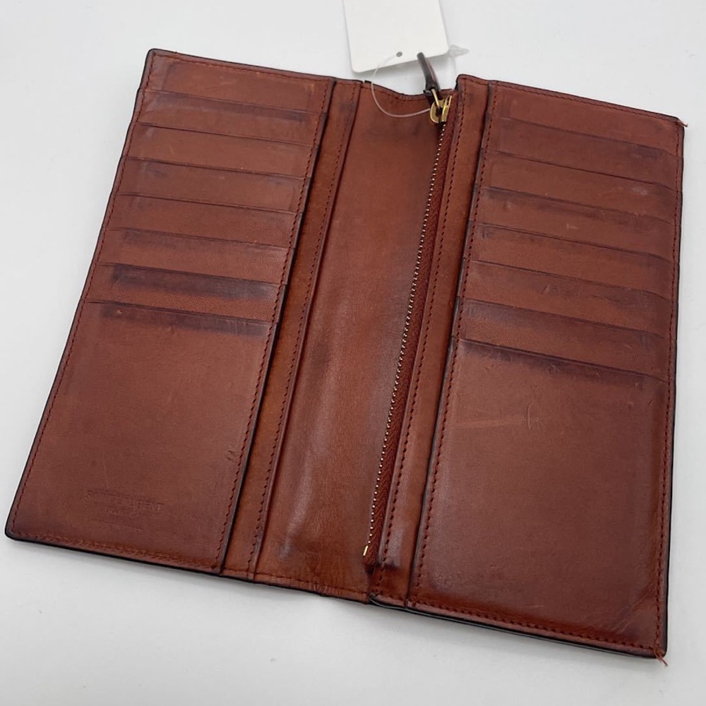 Authentic Saint Laurent All Over Monogram Long Card Wallet - Picture 7 of 10